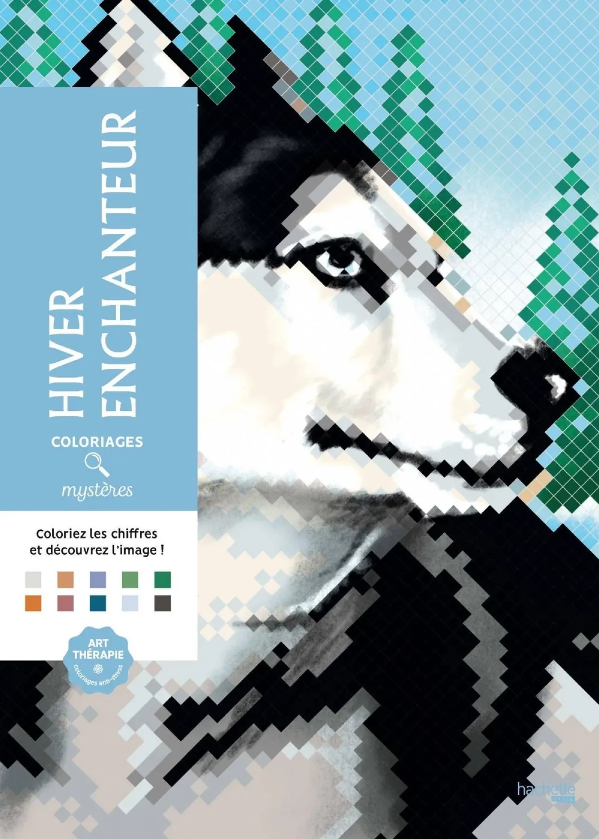 Cover of Coloriages mystères - Hiver enchanteur.