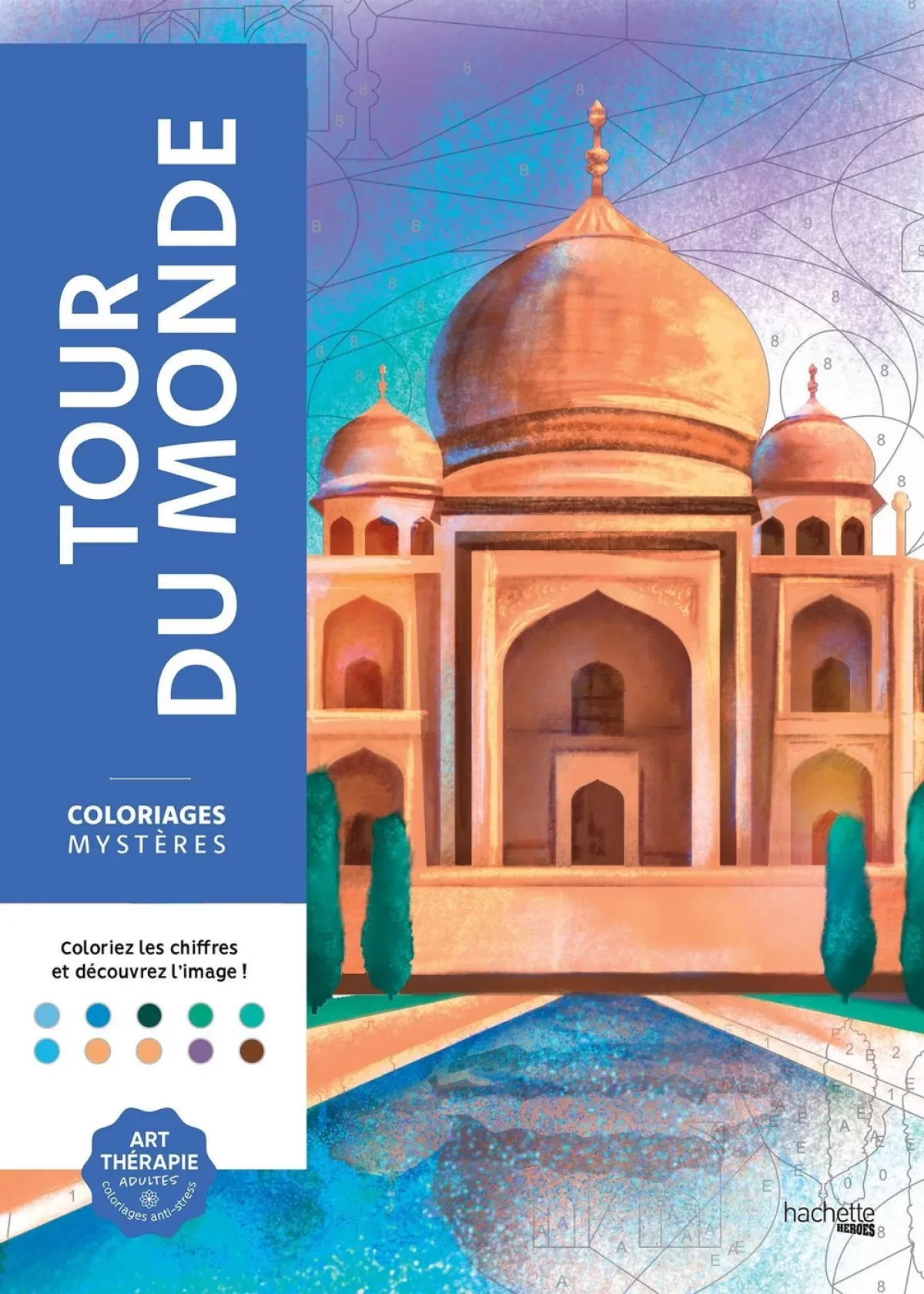 Cover of Coloriages mystères - Tour du monde.